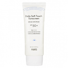 Daily Soft Touch Sunscreen SPF 50+ PA++++, Codzienny krem przeciwsłoneczny z ceramidami, 60 ml