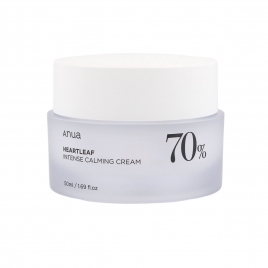 ANUA - Heartleaf 70% Intense Calming Cream, 50ml - intensywnie kojący krem do twarzy