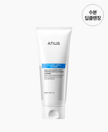 Anua - 8 Hyaluronic Acid Hydrating Gentle Foaming Cleanser - 150ml - Nawilżająca Pianka do Mycia Twarzy