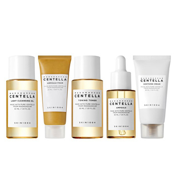 SKIN1004 - Madagascar Centella Travel Kit - Podróżny Zestaw Kosmetyków Do Pielęgnacji Twarzy