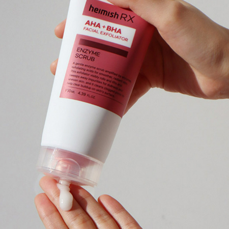 Heimish - RX AHA + BHA Facial Exfoliator Enzyme Scrub - 130ml - Enzymatyczny Peeling Do Twarzy