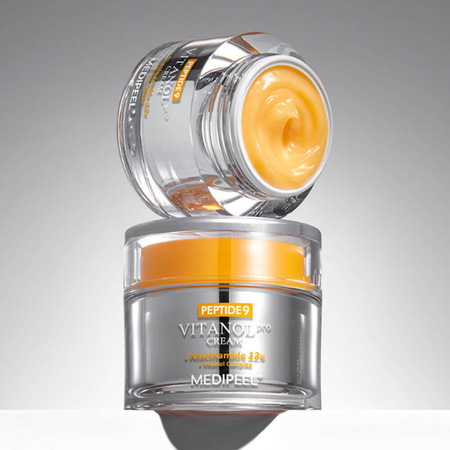 MEDI-PEEL - Peptide 9 Vitanol Cream Pro, 50g - krem przeciwstarzeniowy z niacynamidem