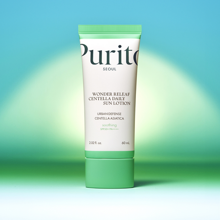 PURITO SEOUL Wonder Releaf Centella Daily Sun Lotion SPF 50+ PA++++, Ultralekki krem przeciwsłoneczny SPF50+ PA++++, 15 ml