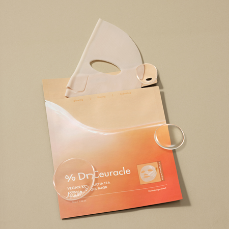 Dr.Ceuracle - Vegan Kombucha Tea Essence in Gel Mask - 36g - Nawilżająca Maseczka Do Twarzy