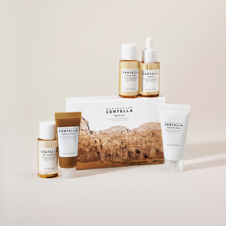 SKIN1004 - Madagascar Centella Travel Kit - Podróżny Zestaw Kosmetyków Do Pielęgnacji Twarzy