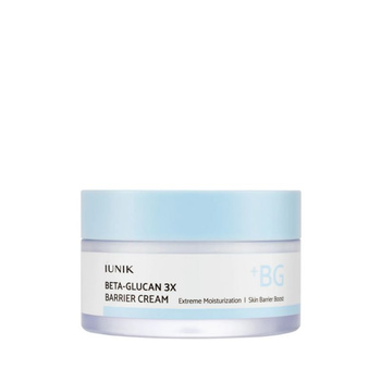 iUNIK, Beta Glucan 3X Barrier Cream, Nawilżający krem do twarzy, 50ml