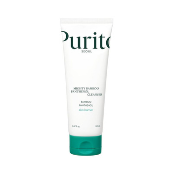 PURITO SEOUL Mighty Bamboo Panthenol Cleanser, Nawilżający żel do mycia twarzy, 150 ml