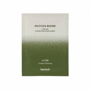 Heimish Matcha Biome Low pH Hydrating Mask Sheet - Kojąca maska z probiotykami, 30ml