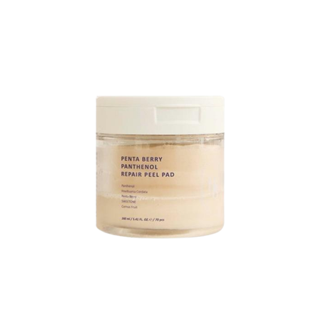 Heveblue - Penta Berry Panthenol Repair Peel Pad - 70szt - Złuszczające Płatki do Twarzy