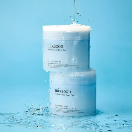 MIXSOON - Hyaluronic Acid Toner Pad, 80 szt - nawilżające płatki tonizujące do twarzy