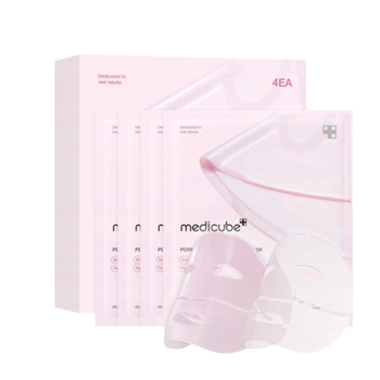 Medicube - PDRN Pink Collagen Gel Mask - Zestaw 4szt/28g - Ujędrniająca Maska Do Twarzy