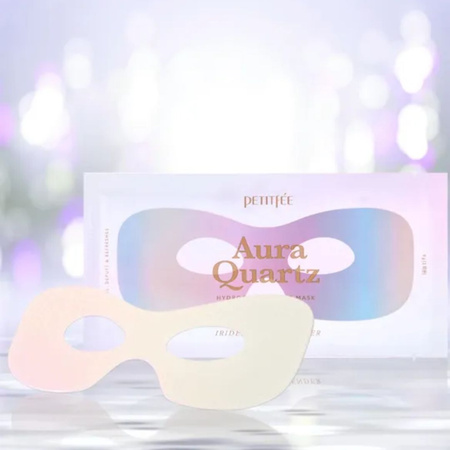 Petitfee - Aura Quartz Hydrogel Eye Zone Mask  - Hydrożelowa Maska Na Okolicę Oczu - 1szt