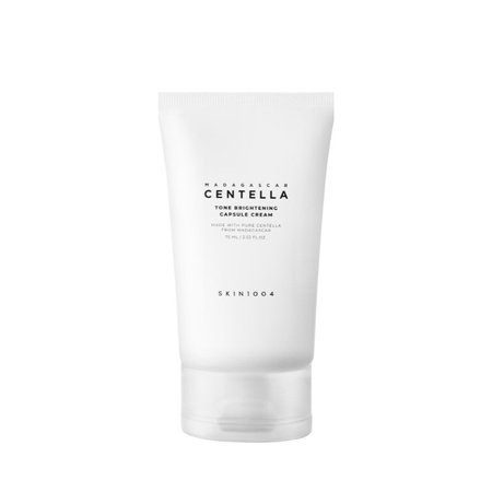 SKIN1004 - Madagascar Centella Tone Brightening Capsule Cream - 75ml - Rozjaśniający i Nawilżający Krem Do Twarzy