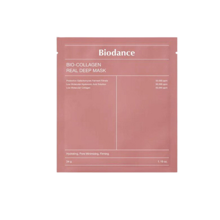 Biodance - Bio-Collagen Real Deep Mask - Kolagenowa Maska do Twarzy - Zestaw 4szt/34g