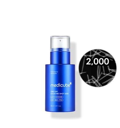 Medicube - One Day Exosome Shot Pore Ampoule 2000 - 30ml - Rewitalizujące Serum do Twarzy z Mikroigłami