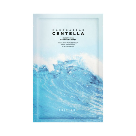 SKIN1004 - Madagascar Centella Hyalu-Cica Hydrating Mask - 23ml - Głęboko Nawilżająca Maska w Płachcie z Kwasem Hialuronowym