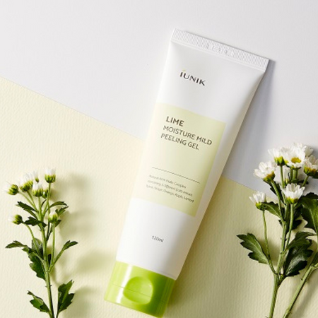 iUNIK - Lime Moisture Mild Gel Peeling - Łagodny Peeling Żelowy - 120ml