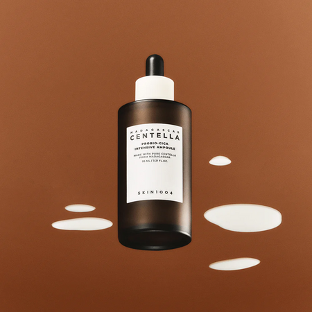 SKIN1004 - Madagascar Centella Probio-CICA Intensive Ampoule - 30ml - Wzmacniające Serum Do Twarzy Dla Skóry Suchej, Wrażliwej i Podrażnionej
