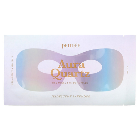 Petitfee - Aura Quartz Hydrogel Eye Zone Mask  - Hydrożelowa Maska Na Okolicę Oczu - 1szt