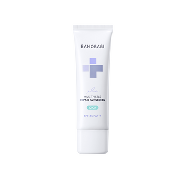 Banobagi - MILK THISTLE REPAIR CICA SUNSCREEN PLUS SPF45 PA+++ - Krem z Filtrem Na Bazie Ekstraktu z Ostropestu Plamistego, 50ml