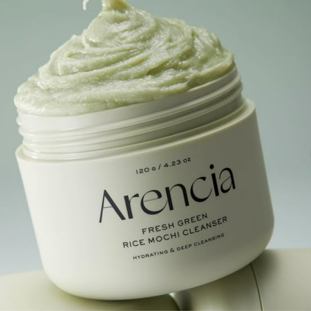Arencia - Fresh Green Rice Mochi Cleanser - 120g - Nawilżająco-Oczyszczająca Pasta Do Mycia Twarzy