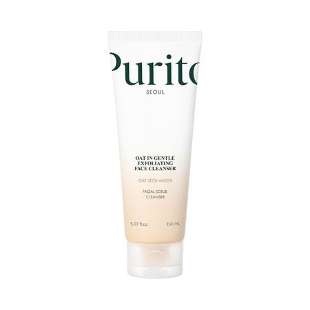 Purito SEOUL Oat in Gentle Exfoliating Face Cleanser, Delikatnie złuszczający żel do twarzy, 150 ml