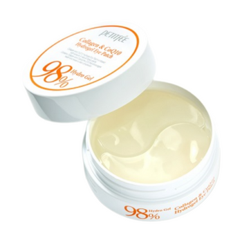 Petitfee - 98% Hydro Gel Collagen Coenzyme Q10 Eye Patch 60ea - Hydrożelowe Płatki Pod Oczy