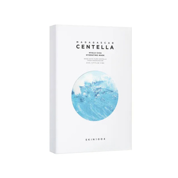 SKIN1004 - Madagascar Centella Hyalu-Cica Hydrating Mask - 23ml - Głęboko Nawilżająca Maska w Płachcie z Kwasem Hialuronowym - Zestaw 5 Sztuk