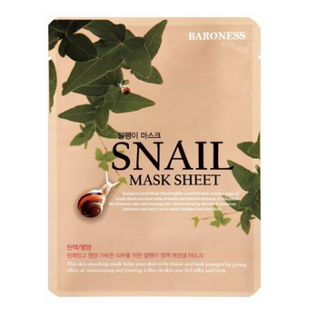 Baroness - Maska w Płachcie z Filtratem Ze Śluzu Ślimaka - 21g