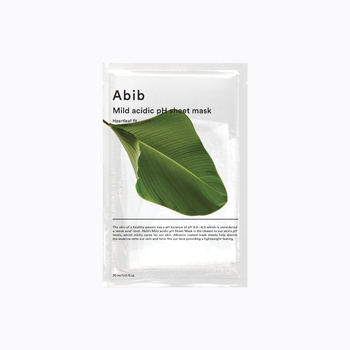 Abib - Mild Acidic pH Sheet Mask Heartleaf Fit - 30ml - Łagodząca Maseczka w Płachcie