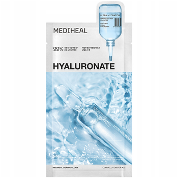 MEDIHEAL - Hyaluronate Essential Mask Ultra Hydration, 24 ml - nawilżająca maska do twarzy w płachcie