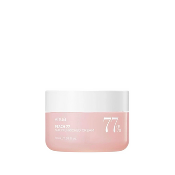 Anua - Peach 77% Niacin Enriched Cream 50ml - nawilżający krem do twarzy