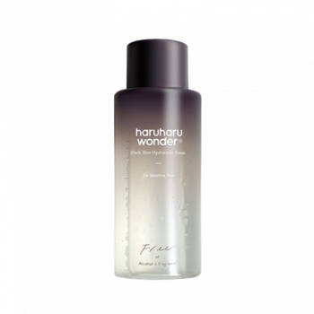 Haruharu WONDER Black Rice Hyaluronic Toner Free, Bezzapachowy tonik do twarzy z ekstraktem z czarnego ryżu, 150 ml