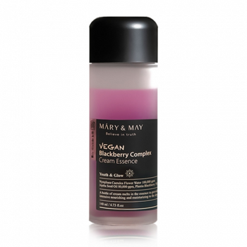 Mary&May - Vegan Blackberry Complex Cream Essence, 140ml - kremowa esencja do twarzy